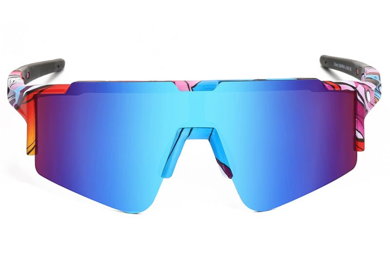 C564TRVX- Sport Shield Sunglasses w/ Premium Lens - Image 8