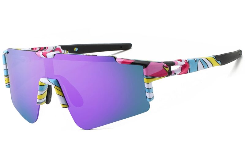C564TRVX- Sport Shield Sunglasses w/ Premium Lens - Image 9