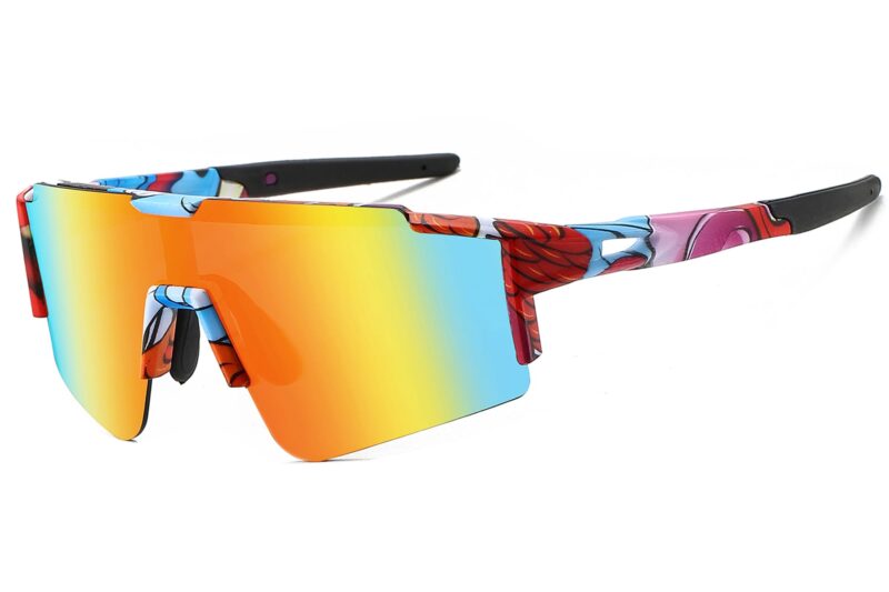 C564TRVX- Sport Shield Sunglasses w/ Premium Lens - Image 11