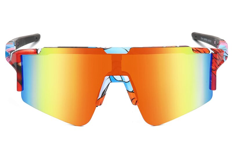C564TRVX- Sport Shield Sunglasses w/ Premium Lens - Image 12