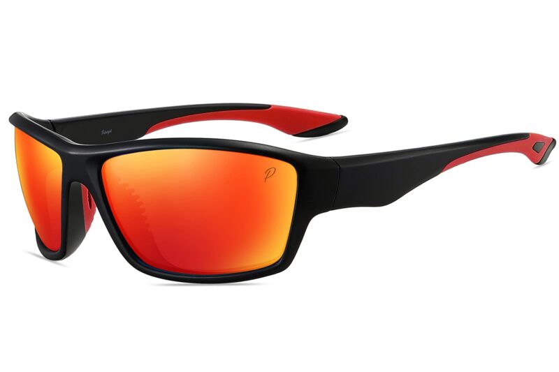 C572PRV -Polarized Color Mirrored Sport Sunglasses