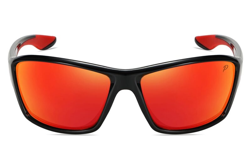 C572PRV -Polarized Color Mirrored Sport Sunglasses - Image 2