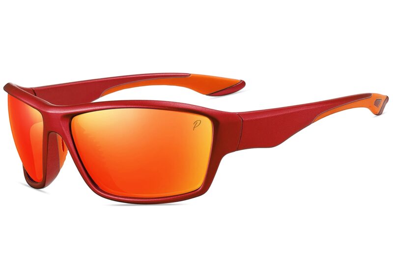 C572PRV -Polarized Color Mirrored Sport Sunglasses - Image 5