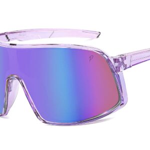 C573PRV - Sport Shield Sunglasses w/Premium Polarized Lens - Image 7