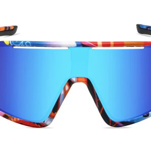C577RV- Sport Shield Sunglasses w/ Premium Lens - Image 2