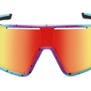 C577RV- Sport Shield Sunglasses w/ Premium Lens - Image 4