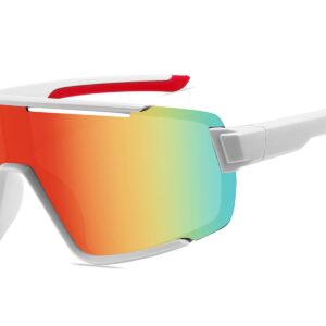 C577RV- Sport Shield Sunglasses w/ Premium Lens - Image 7