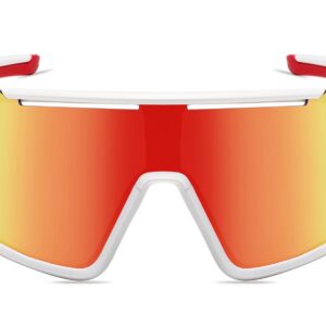 C577RV- Sport Shield Sunglasses w/ Premium Lens - Image 8
