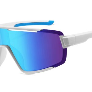 C577RV- Sport Shield Sunglasses w/ Premium Lens - Image 9