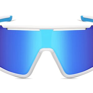 C577RV- Sport Shield Sunglasses w/ Premium Lens - Image 10