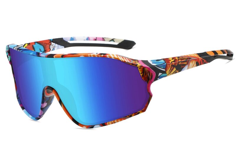 C579RV - Sport Shield Sunglasses w/ Premium Lens
