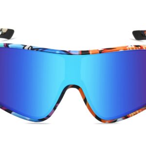 C579RV - Sport Shield Sunglasses w/ Premium Lens - Image 2