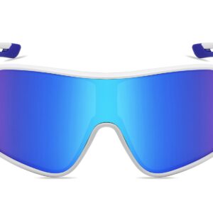 C579RV - Sport Shield Sunglasses w/ Premium Lens - Image 8
