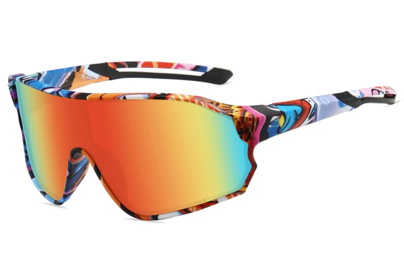 C579RV - Sport Shield Sunglasses w/ Premium Lens - Image 9