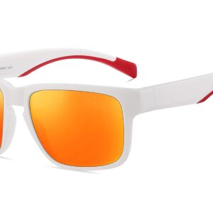 C582RV -Dual Injection Color Mirrored Sport Sunglasses