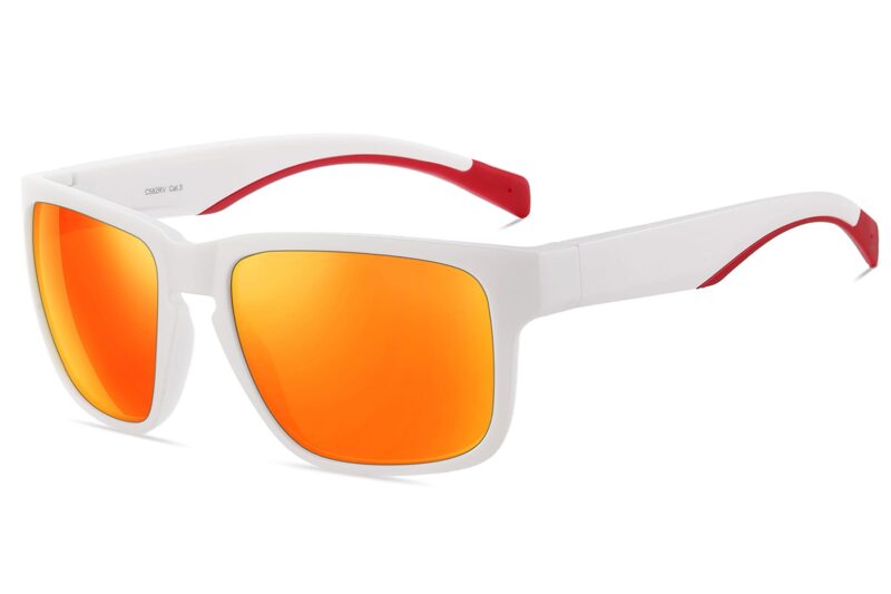 C582RV -Dual Injection Color Mirrored Sport Sunglasses