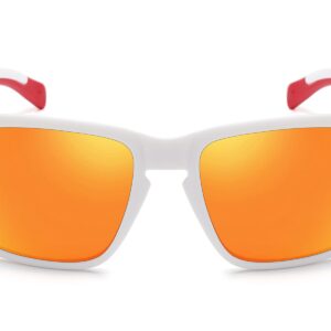 C582RV -Dual Injection Color Mirrored Sport Sunglasses - Image 2