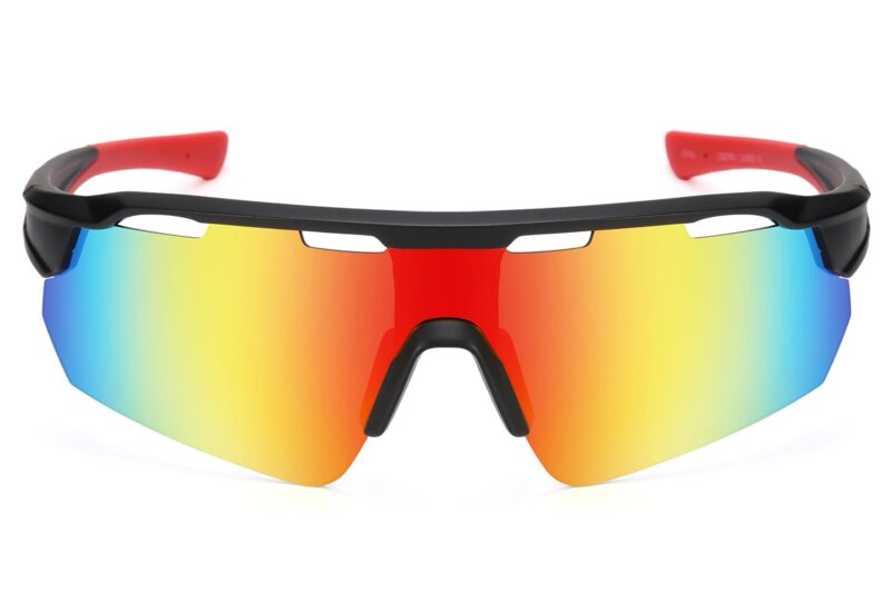 C587RV - Sport Shield Sunglasses w/ Premium Lens - Image 2