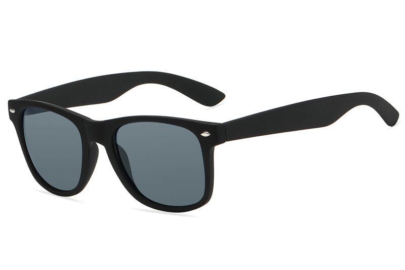 D263BSSD - Classic Satin Black Sunglasses
