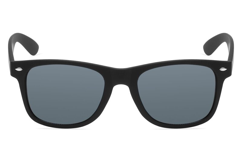 D263BSSD - Classic Satin Black Sunglasses - Image 2