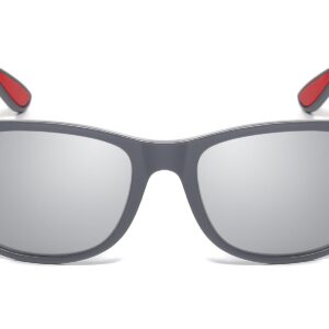 D263FEM - Classic Silver Mirrored Sunglasses - Image 4