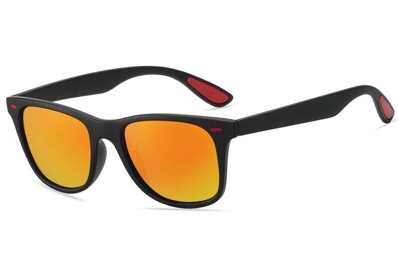 D263FERVB - Classic All-Black Sunglasses - Image 5