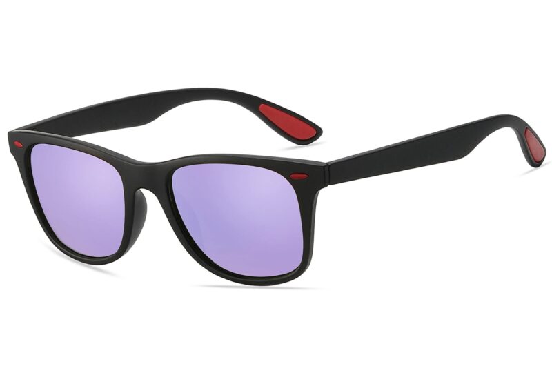 D263FERVB - Classic All-Black Sunglasses - Image 9