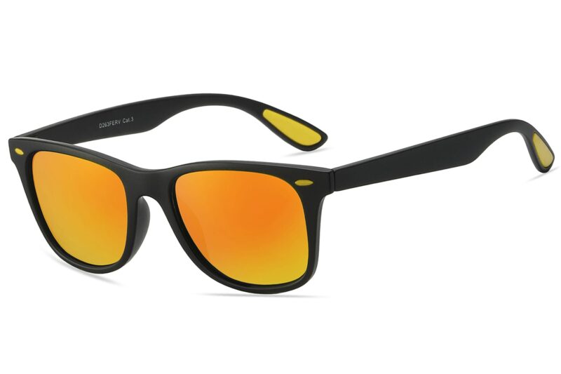 D263FERV - Classic Color Mirrored Sunglasses - Image 5