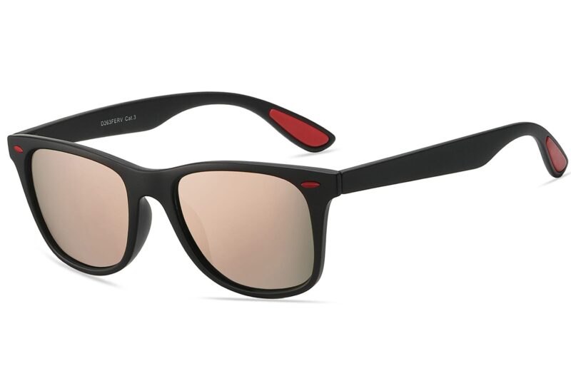 D263FERV - Classic Color Mirrored Sunglasses - Image 7