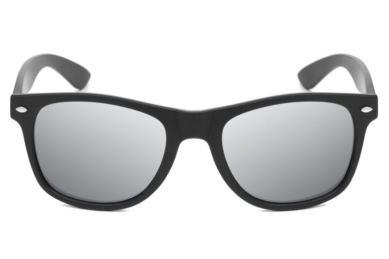 D263M - Classic Silver Mirrored Sunglasses - Image 4