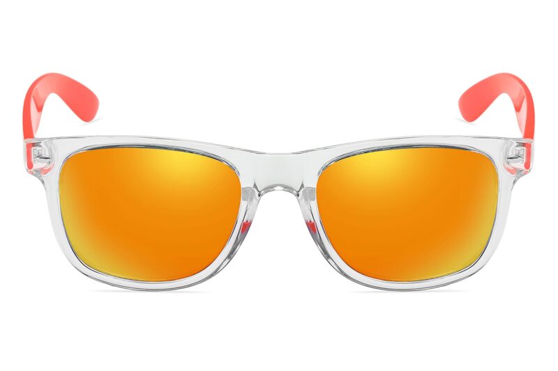 D263NRV - Classic Crystal/Neon Frame Sunglasses - Image 4