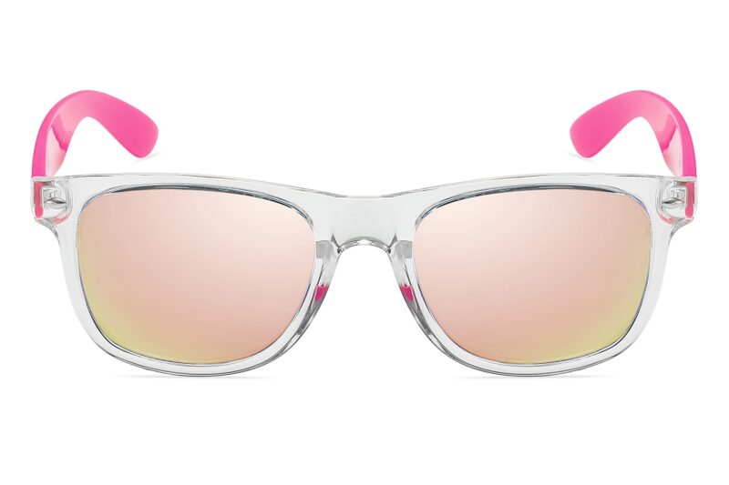 D263NRV - Classic Crystal/Neon Frame Sunglasses - Image 6
