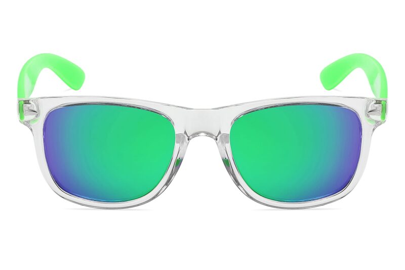 D263NRV - Classic Crystal/Neon Frame Sunglasses - Image 10