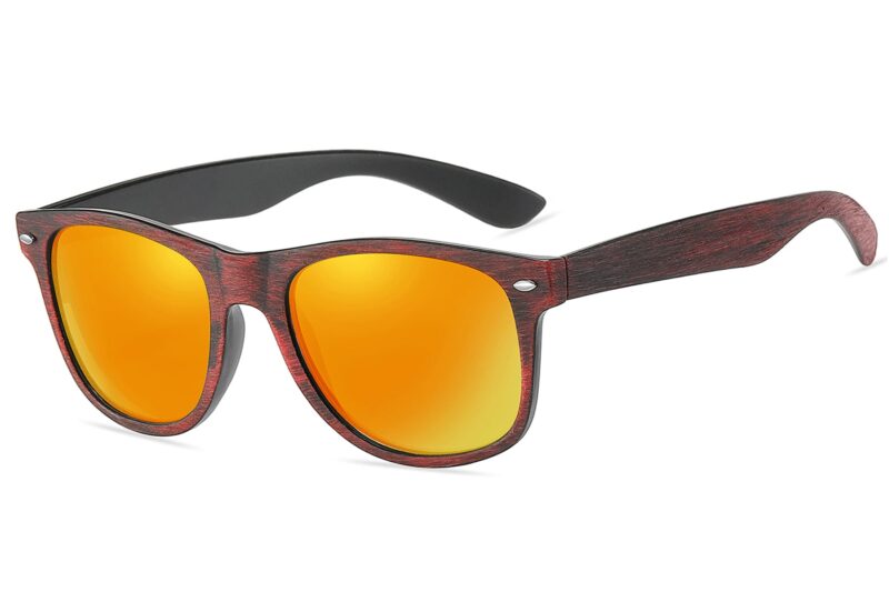 D263WRV - Classic Wood Print Sunglasses