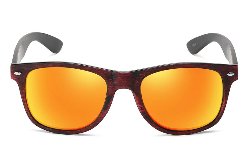 D263WRV - Classic Wood Print Sunglasses - Image 2
