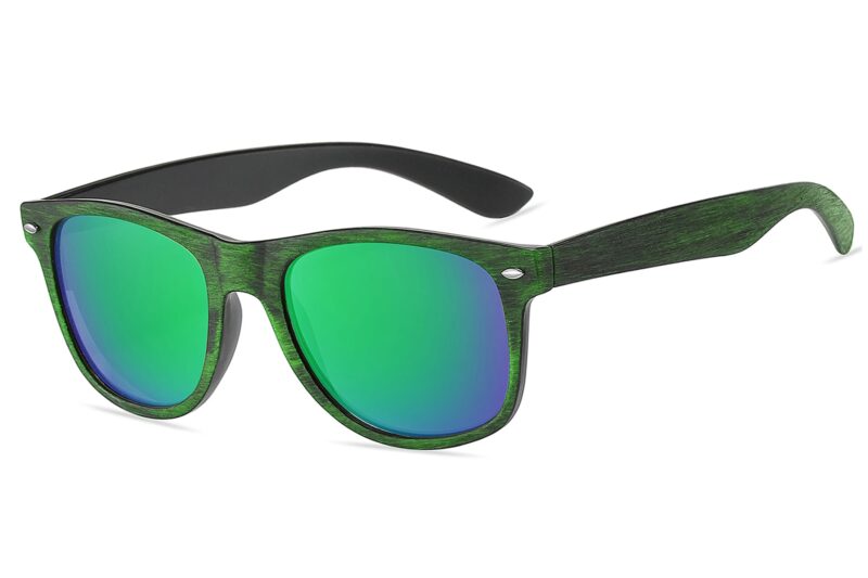 D263WRV - Classic Wood Print Sunglasses - Image 9