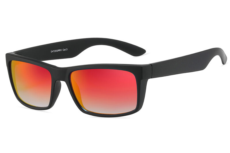 D472SGRRV - Satin Black Sunglasses w/ Premium Lens - Image 5