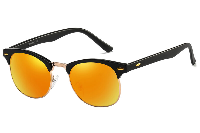 D514RV - Classic Color Mirrored Sunglasses - Image 10