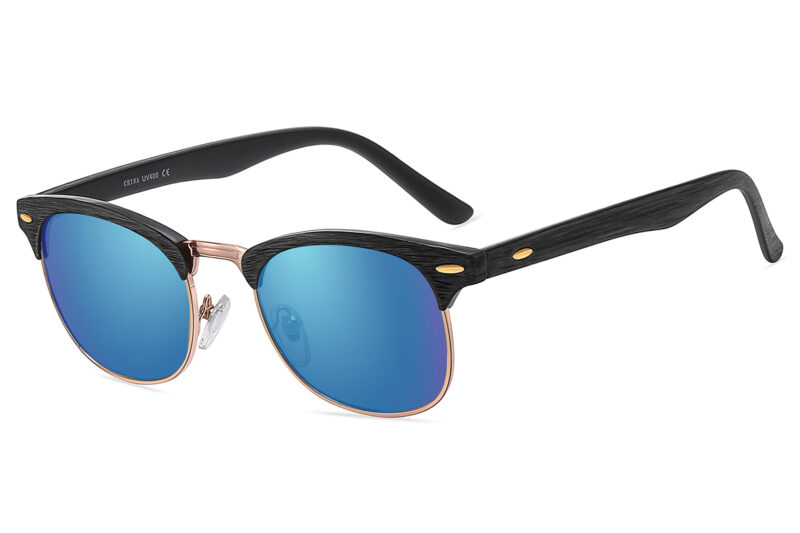 D514WRV - Classic Wood Print Sunglasses