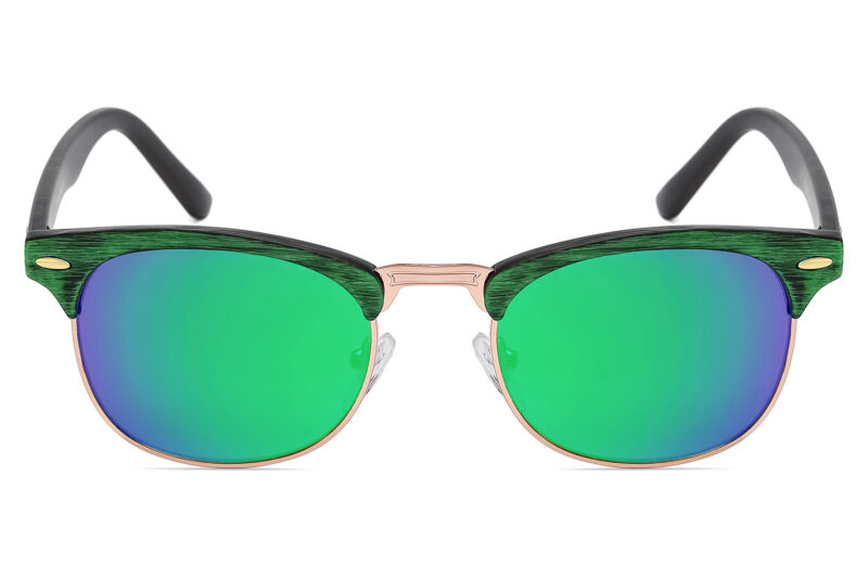 D514WRV - Classic Wood Print Sunglasses - Image 8