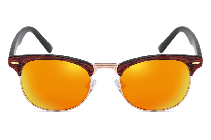 D514WRV - Classic Wood Print Sunglasses - Image 10