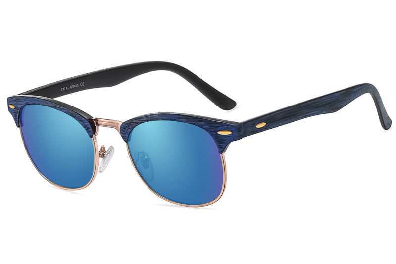 D514WRV - Classic Wood Print Sunglasses - Image 13