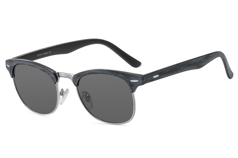 D514WSD - Classic Wood Print Sunglasses - Image 5