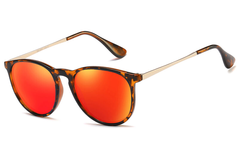 D515RV - Classic Round Sunglasses - Image 7