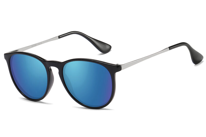 D515RV - Classic Round Sunglasses - Image 9