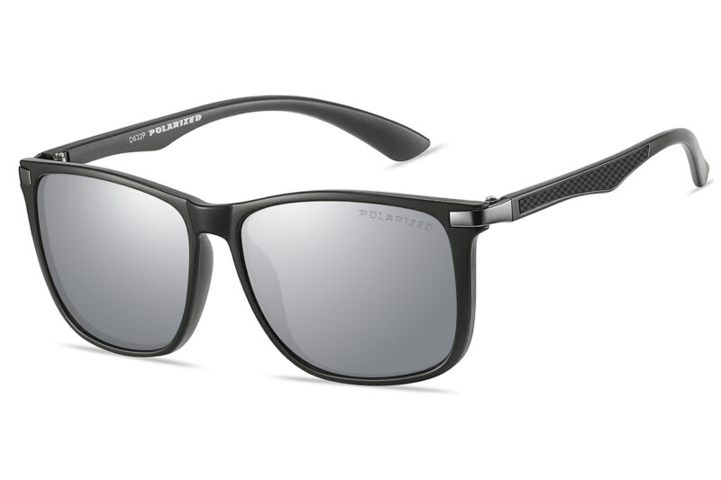 D632P - Urban Carbon Fiber Print Polarized Sunglasses - Image 3