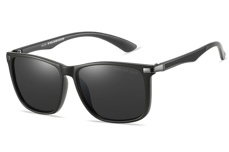 D632P - Urban Carbon Fiber Print Polarized Sunglasses - Image 5