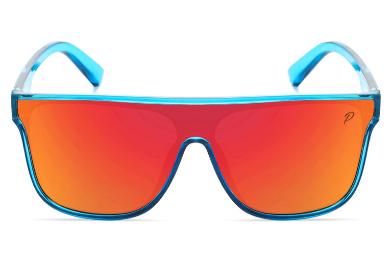 D701PRVX - Flat Top Shield Sunglasses w/ Premium Lens - Image 2