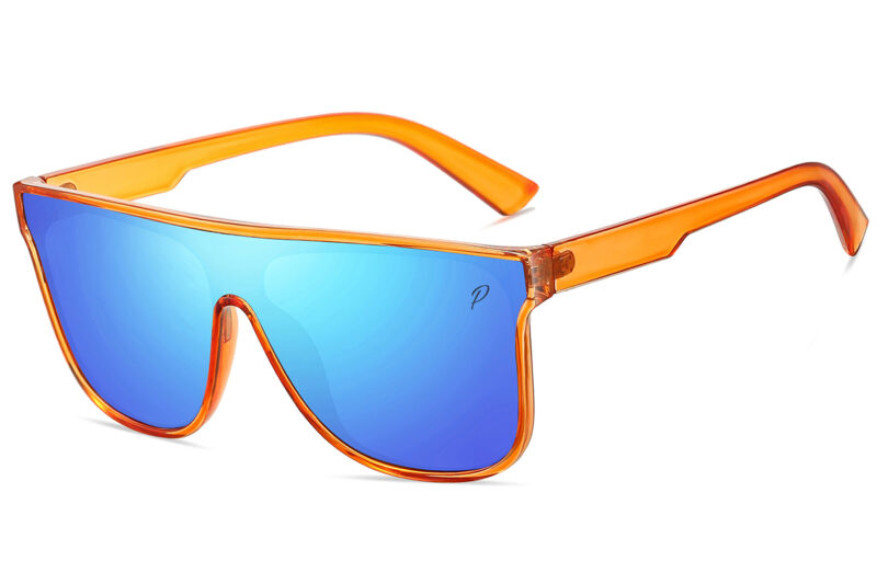 D701PRVX - Flat Top Shield Sunglasses w/ Premium Lens - Image 3