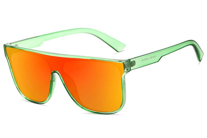 D701RVX - Flat Top Trendy Sunglasses w/ Premium Lens - Image 3